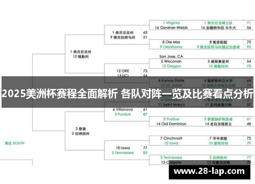 2025美洲杯赛程全面解析 各队对阵一览及比赛看点分析