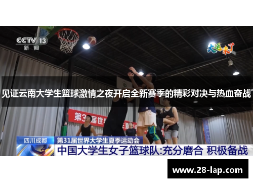 见证云南大学生篮球激情之夜开启全新赛季的精彩对决与热血奋战